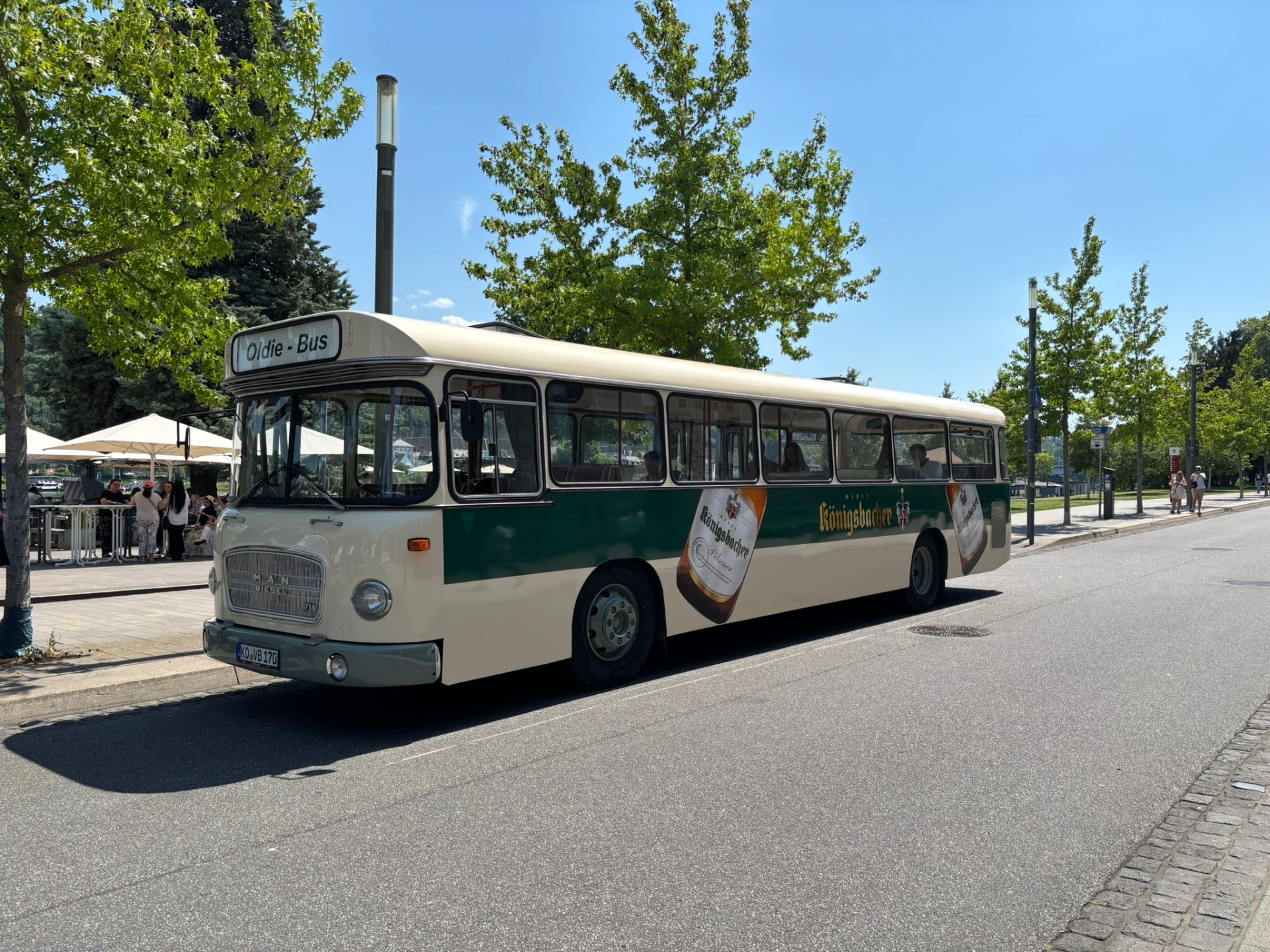 Oldtimer-Bus der koveb aus dem Jahr 1970