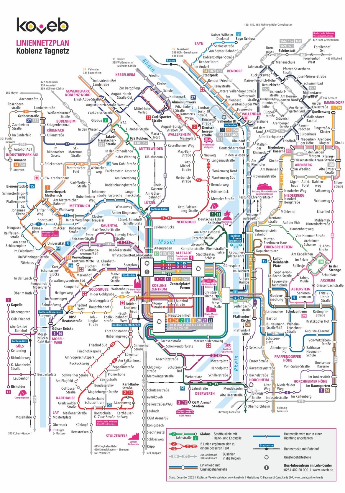 liniennetzplan koblenz tag 2023