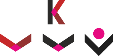 die einzelnen farbigen Elemente des koveb Logos