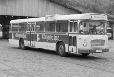 Bus der Firma MAN aus den Siebzigern