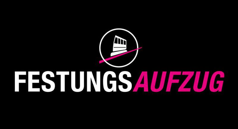 Festungsaufzug der koveb Logo